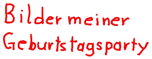Bilder Geburtstagsparty